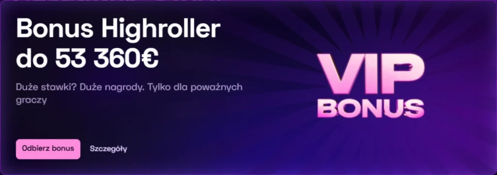 Bonus Highroller Lussurio do 53 360 €